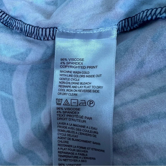 Tommy Bahama Maxi Multi Color Tropical Fern Print Sundress Dress Size S - Picture 8 of 8